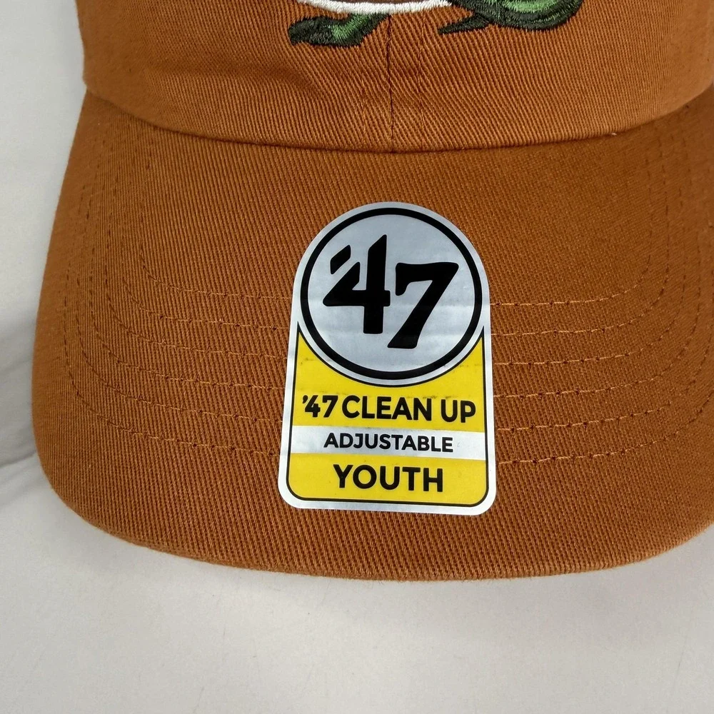Akron‎ Rubber Ducks Hat Cap Strap Back Youth One Size Baseball 47 Clean Up NWOT